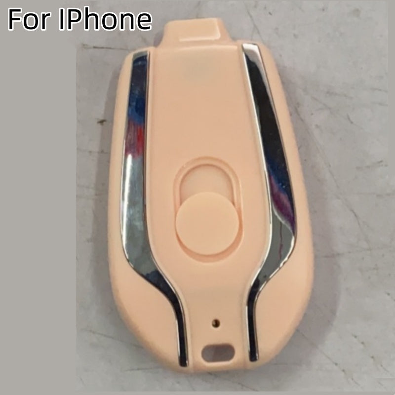 Mini Keychain Power Bank | 1500mAh Emergency Charger with Type-C