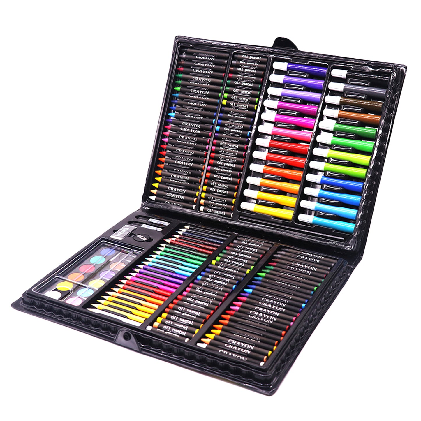 Painting & Drawing Kit – Watercolors, Oil Pastels, Brushes, School Supplies